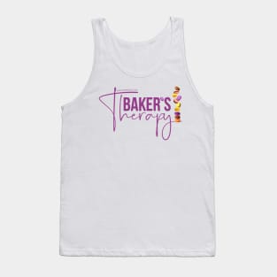 Baker's Therapy with Cookies Tank Top